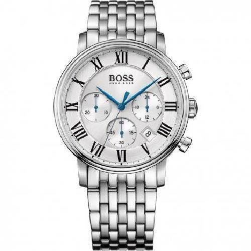 Image of Hugo Boss Elevated Classic Sølv Quartz herre ur, model 1513322